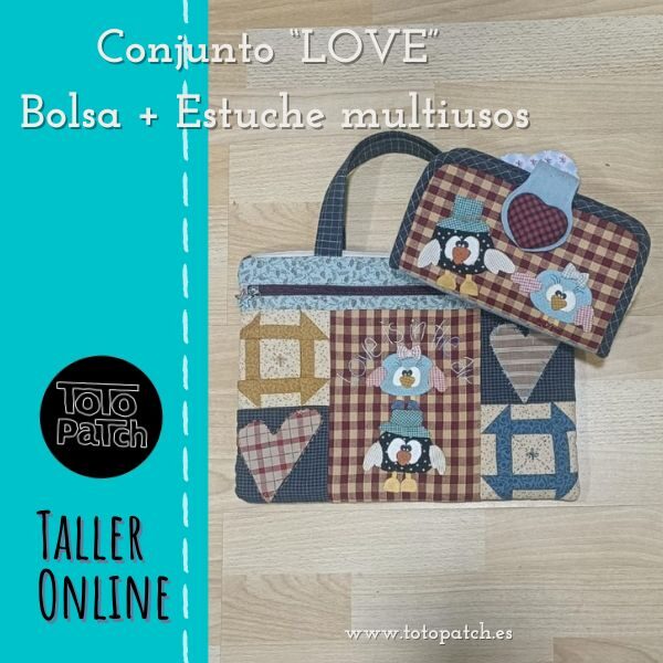 Conjunto LOVE – Maletín y estuche multiusos